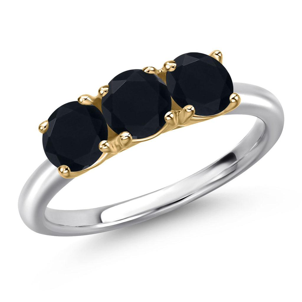 7_Ring in 925 Sterling Silver and 10K Yellow Gold