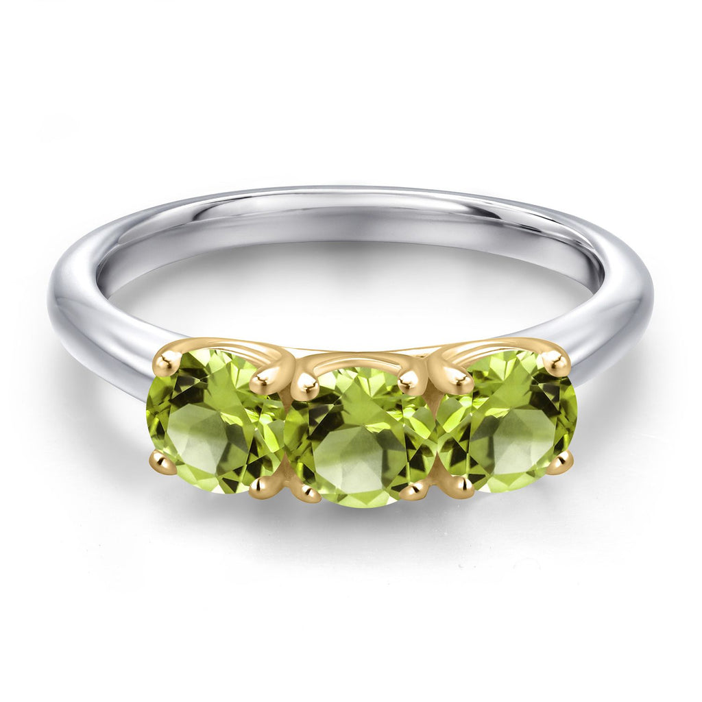 Ring in 925 Sterling Silver and 10K Yellow Gold