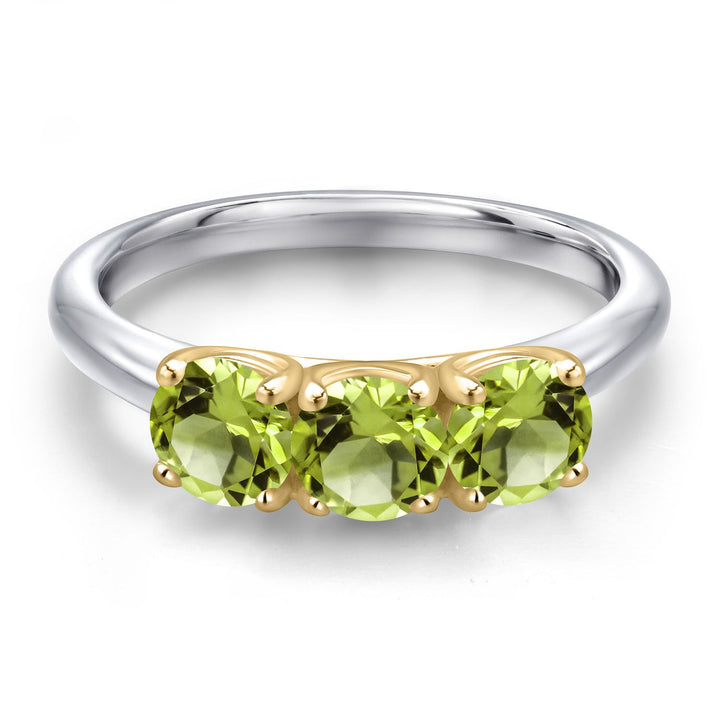 Ring in 925 Sterling Silver and 10K Yellow Gold