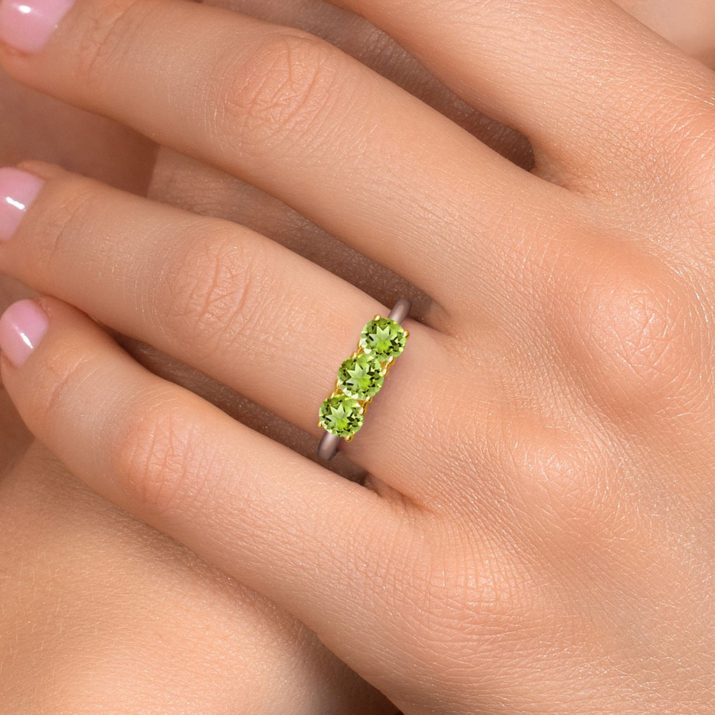Ring in 925 Sterling Silver and 10K Yellow Gold