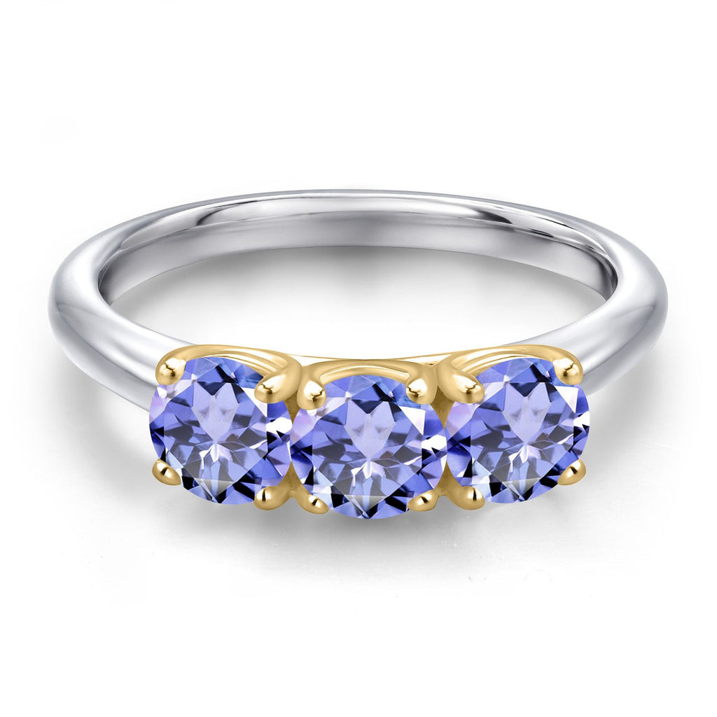 Ring in 925 Sterling Silver and 10K Yellow Gold