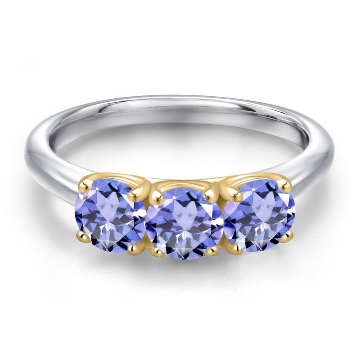 Ring in 925 Sterling Silver and 10K Yellow Gold