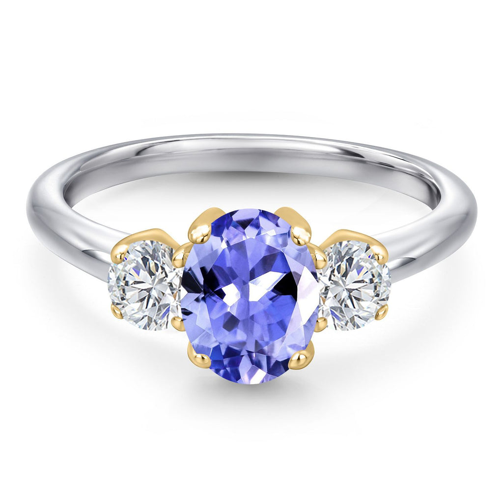 Ring in 925 Sterling Silver and 10K Yellow Gold