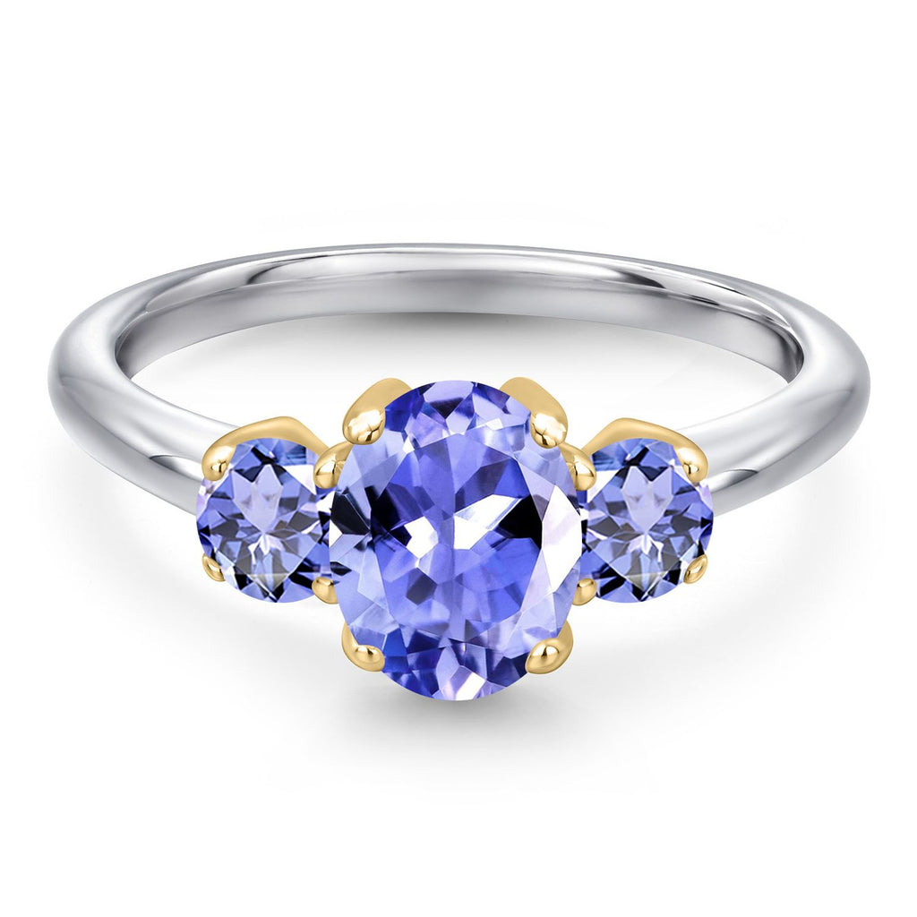 Ring in 925 Sterling Silver and 10K Yellow Gold
