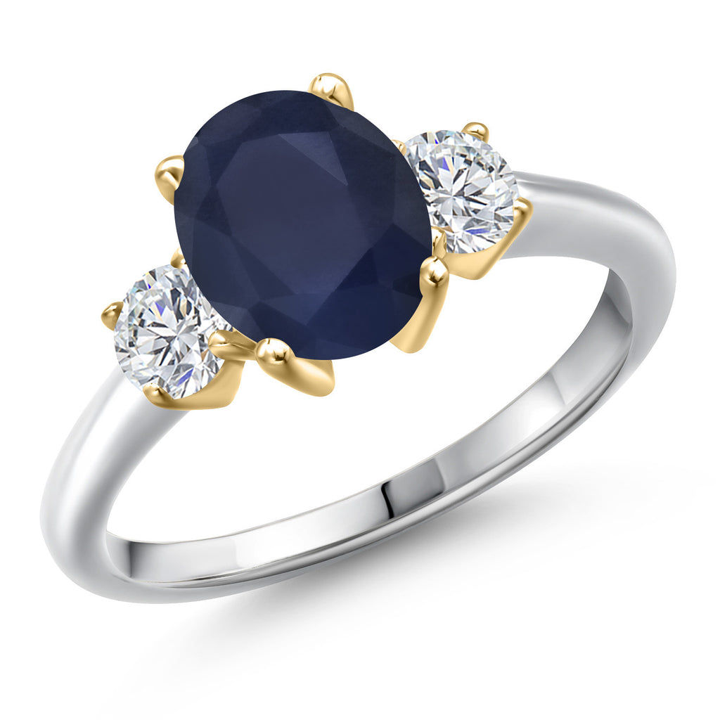 8_Ring in 925 Sterling Silver and 10K Yellow Gold