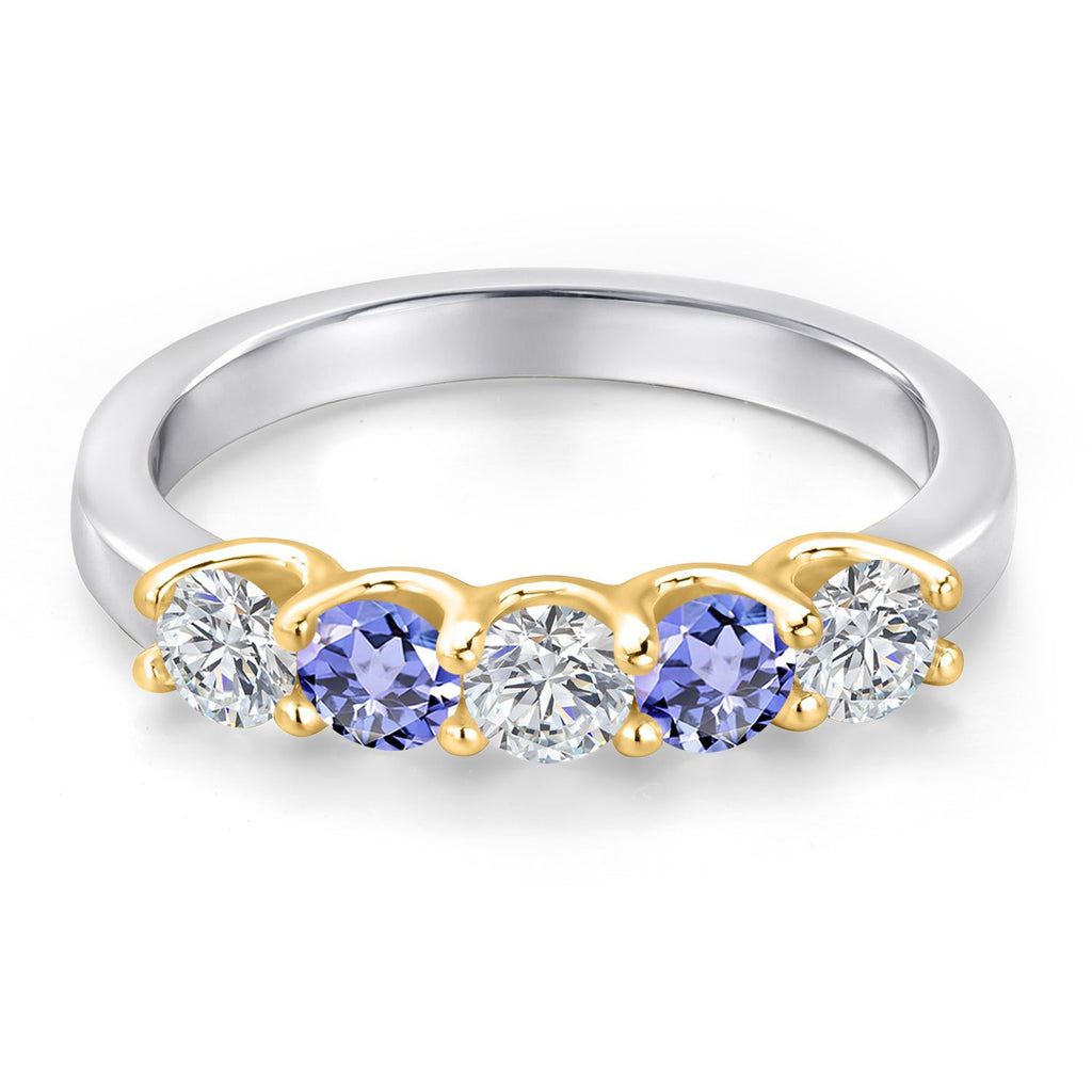 Ring in 925 Sterling Silver and 10K Yellow Gold