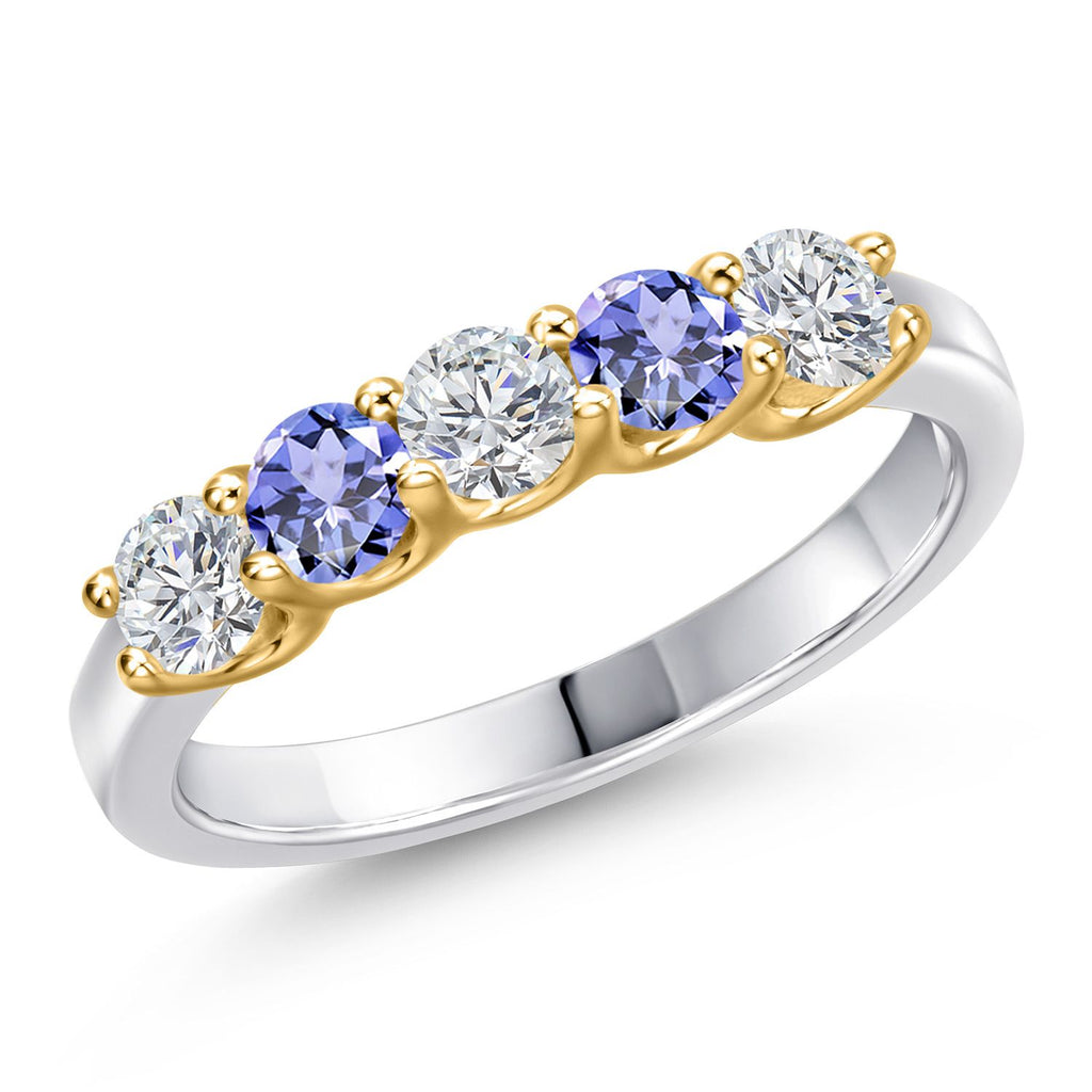 7_Ring in 925 Sterling Silver and 10K Yellow Gold