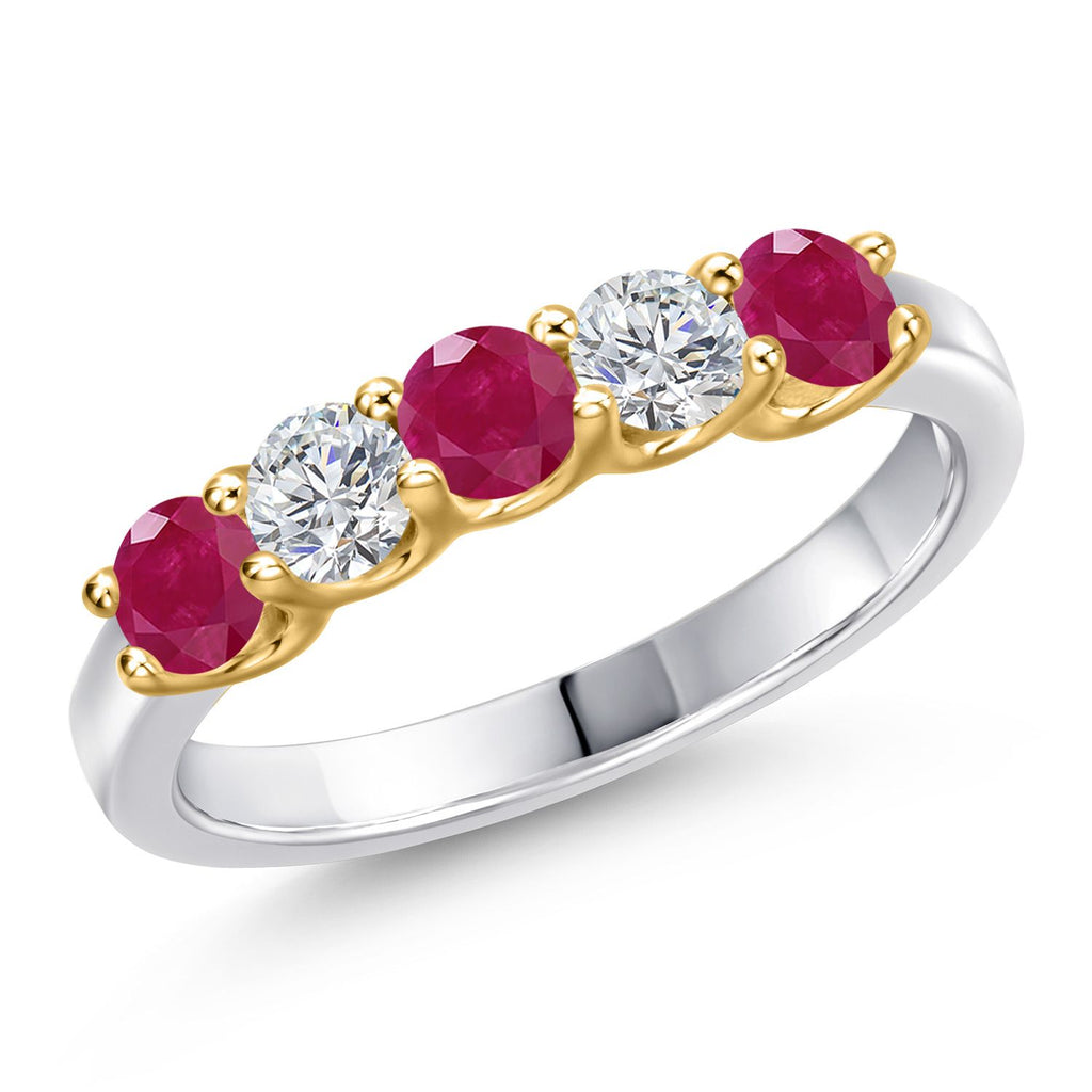 8_Ring in 925 Sterling Silver and 10K Yellow Gold