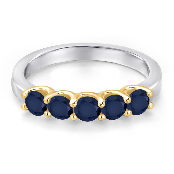 Ring in 925 Sterling Silver and 10K Yellow Gold