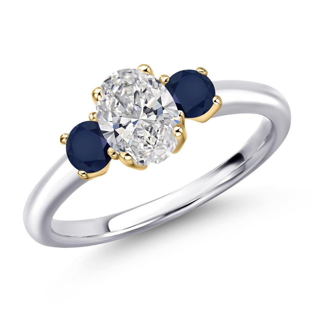 8_Ring in 925 Sterling Silver and 10K Yellow Gold