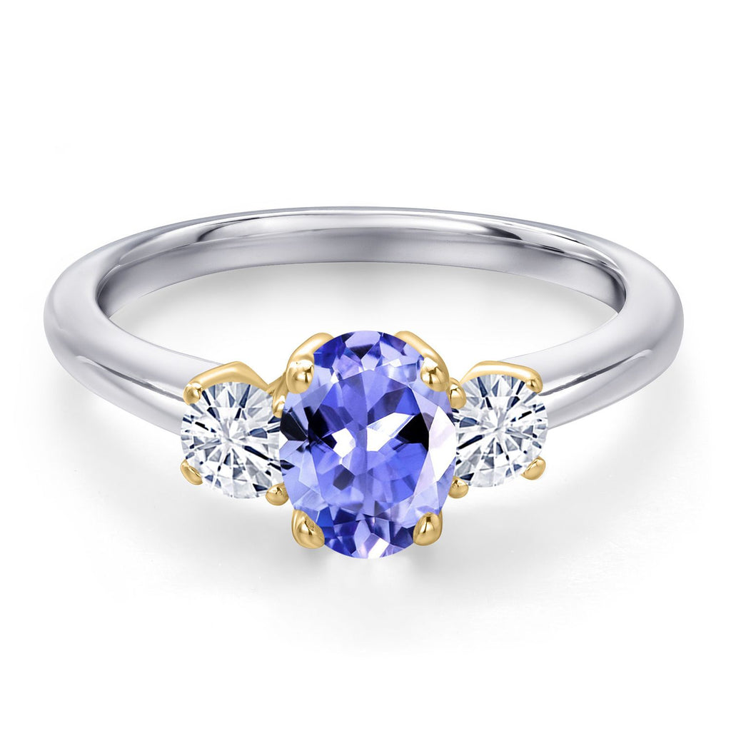 Ring in 925 Sterling Silver and 10K Yellow Gold