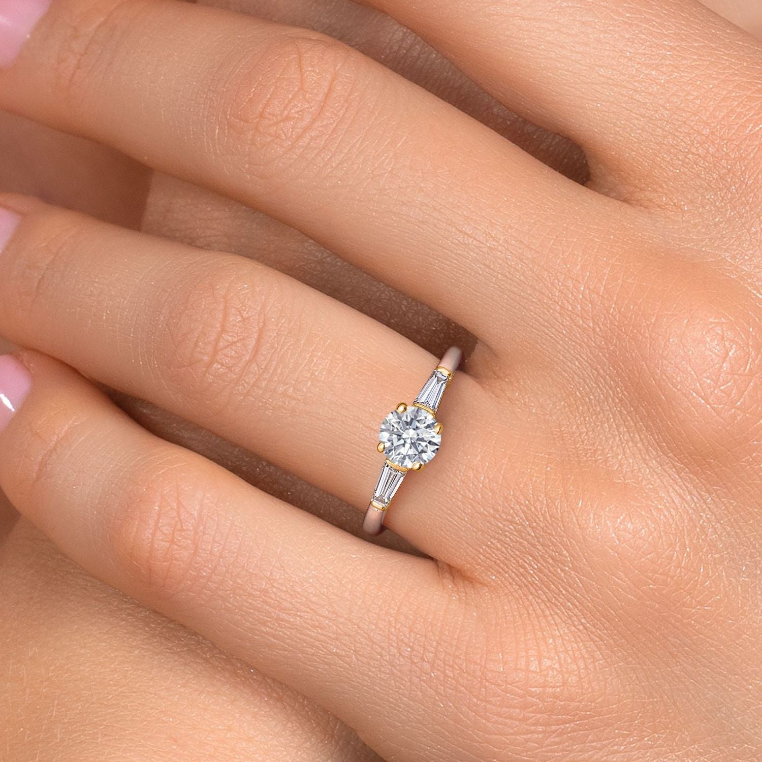 Ring in 925 Sterling Silver and 10K Yellow Gold