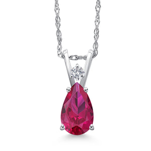 Pendant in 14K White Gold