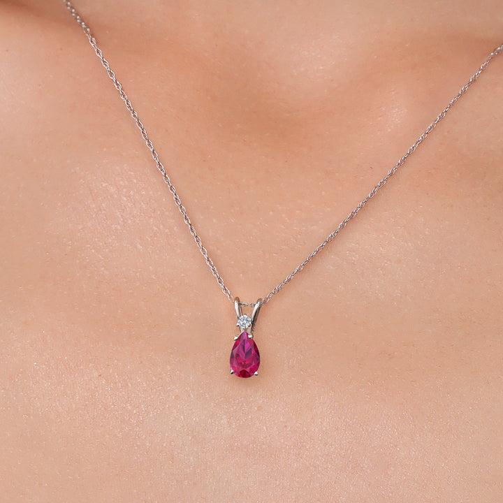 Pendant in 14K White Gold