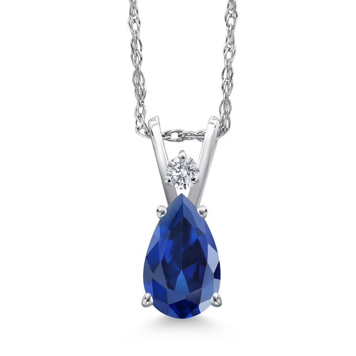 Pendant in 14K White Gold