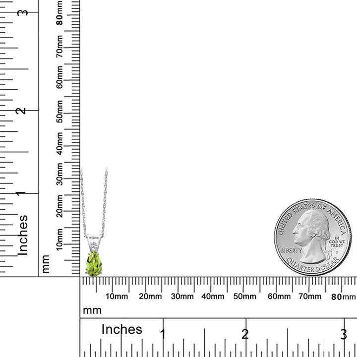 Pendant in 14K White Gold