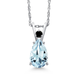 Pendant in 14K White Gold