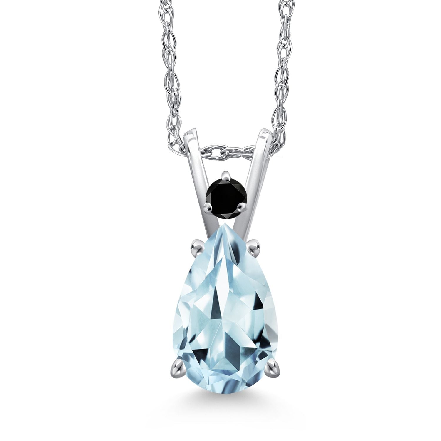 Pendant in 14K White Gold