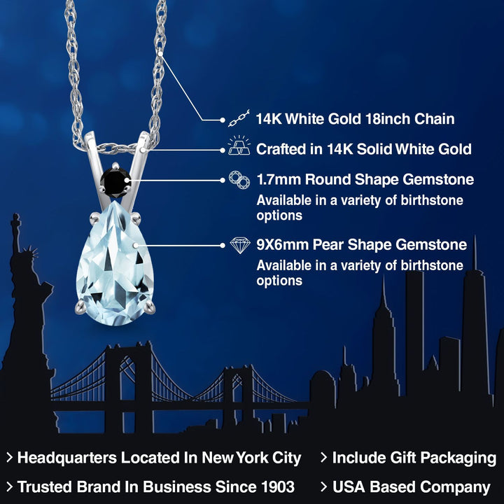 Pendant in 14K White Gold