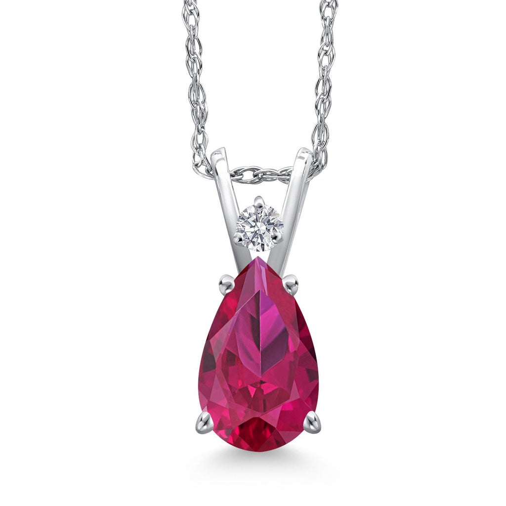 Pendant in 14K White Gold