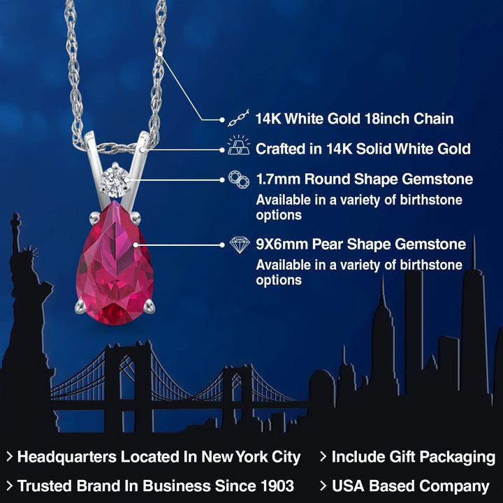 Pendant in 14K White Gold