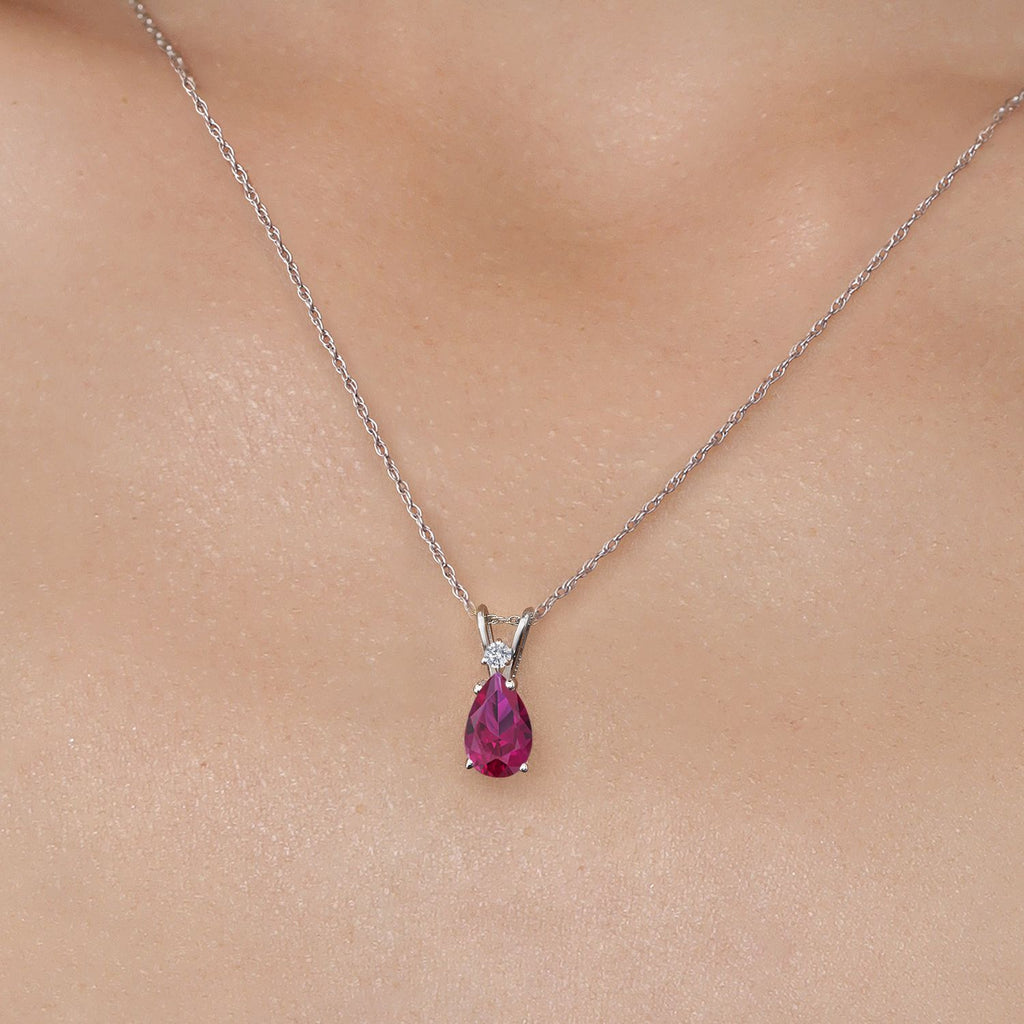 Pendant in 14K White Gold
