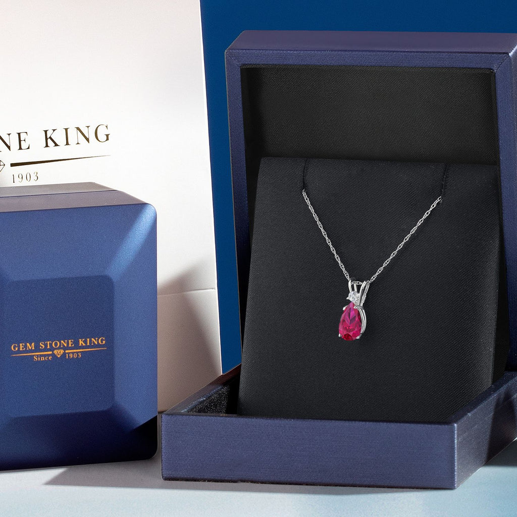 Pendant in 14K White Gold