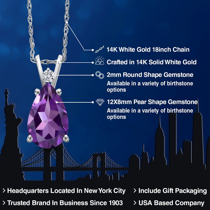 Pendant in 14K White Gold