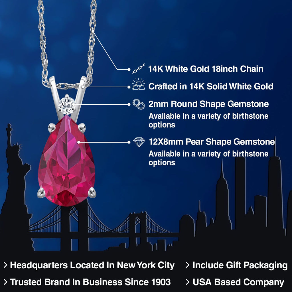 Pendant in 14K White Gold