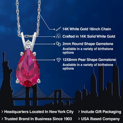 Pendant in 14K White Gold