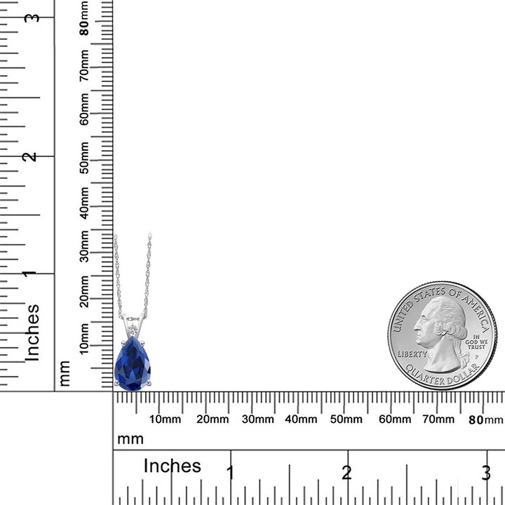 Pendant in 14K White Gold