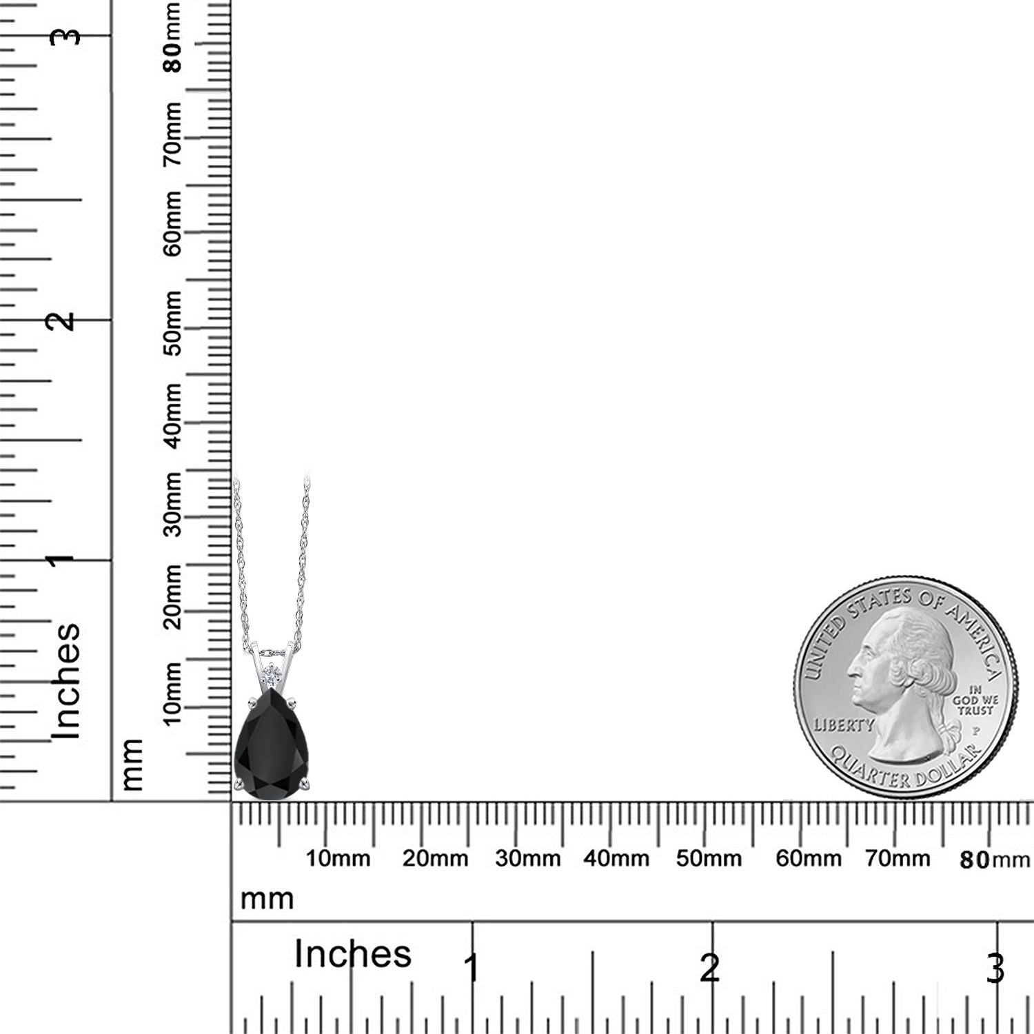 Pendant in 14K White Gold