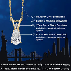 Pendant in 14K Yellow Gold