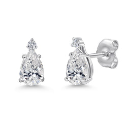 Earrings in 14K White Gold