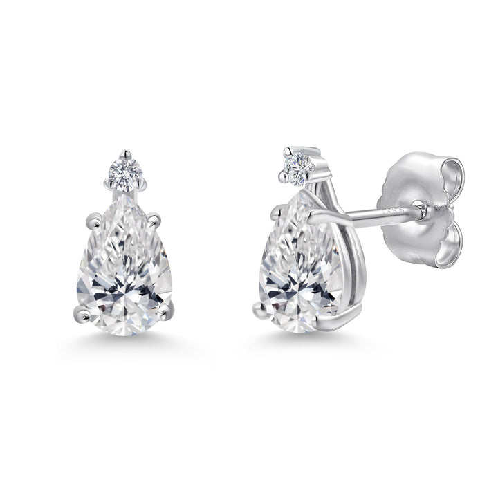 Earrings in 14K White Gold