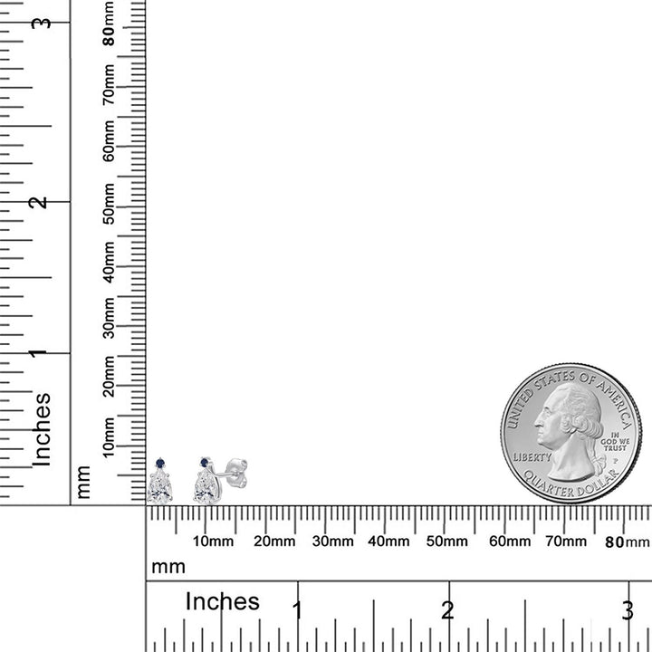 Earrings in 14K White Gold