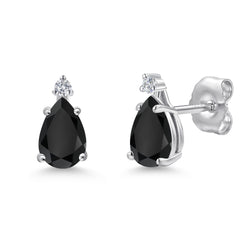 Earrings in 14K White Gold