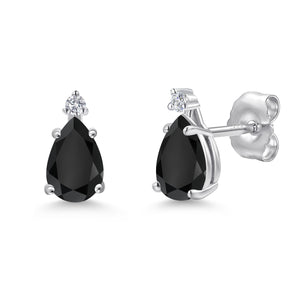 Earrings in 14K White Gold