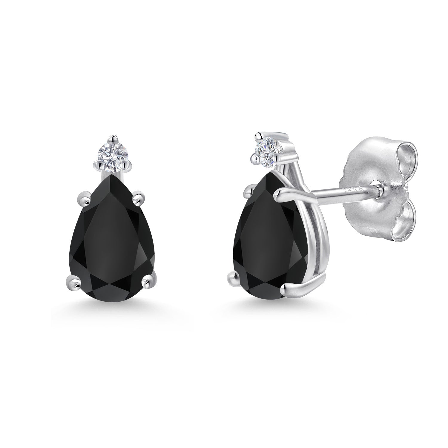 Earrings in 14K White Gold
