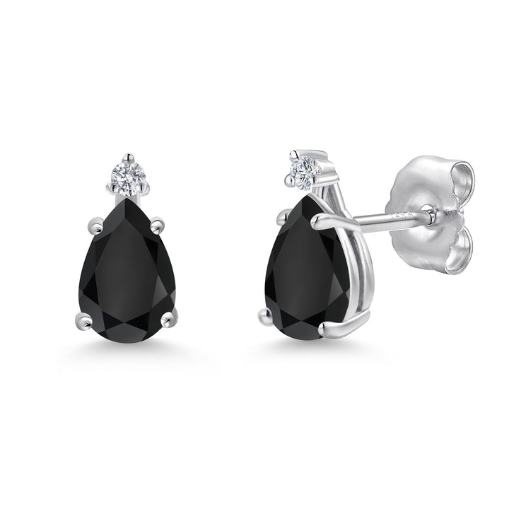 Earrings in 14K White Gold