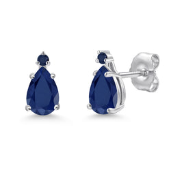 Earrings in 14K White Gold