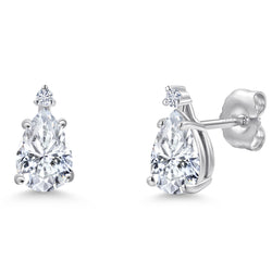 Earrings in 14K White Gold