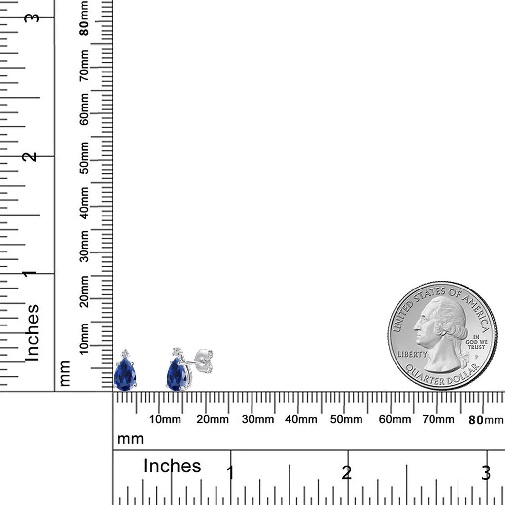 Earrings in 14K White Gold