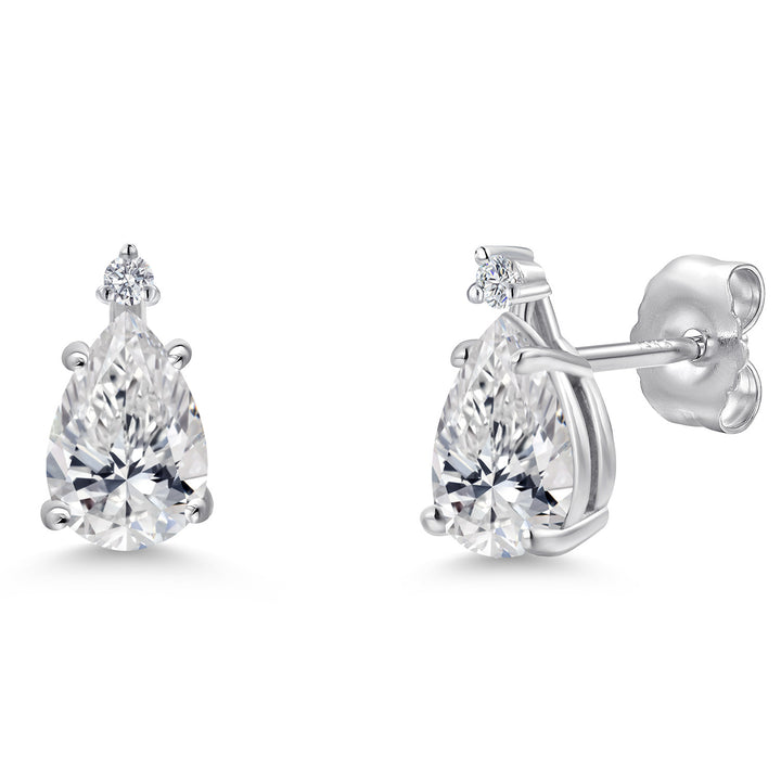 Earrings in 14K White Gold
