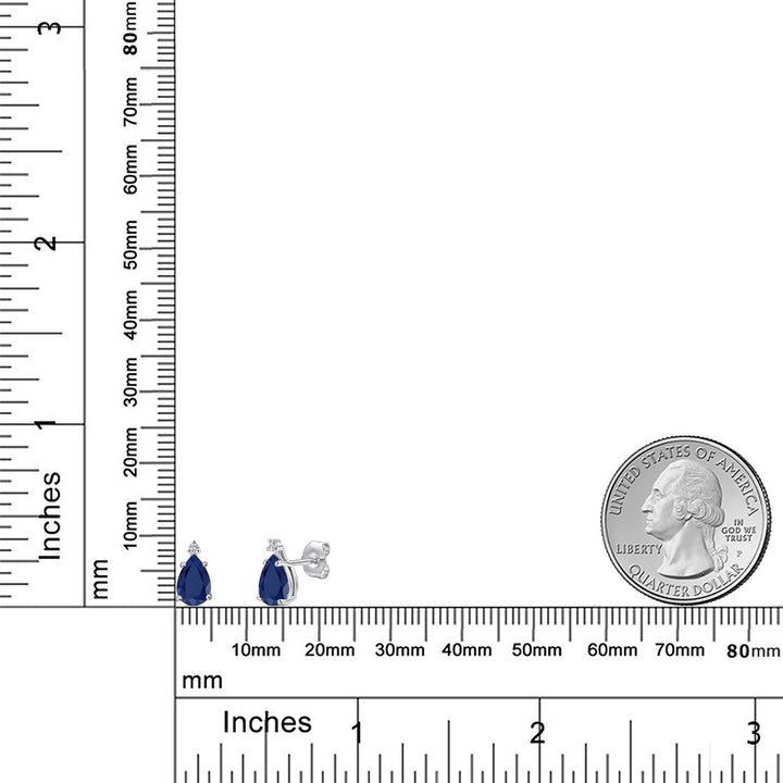 Earrings in 14K White Gold