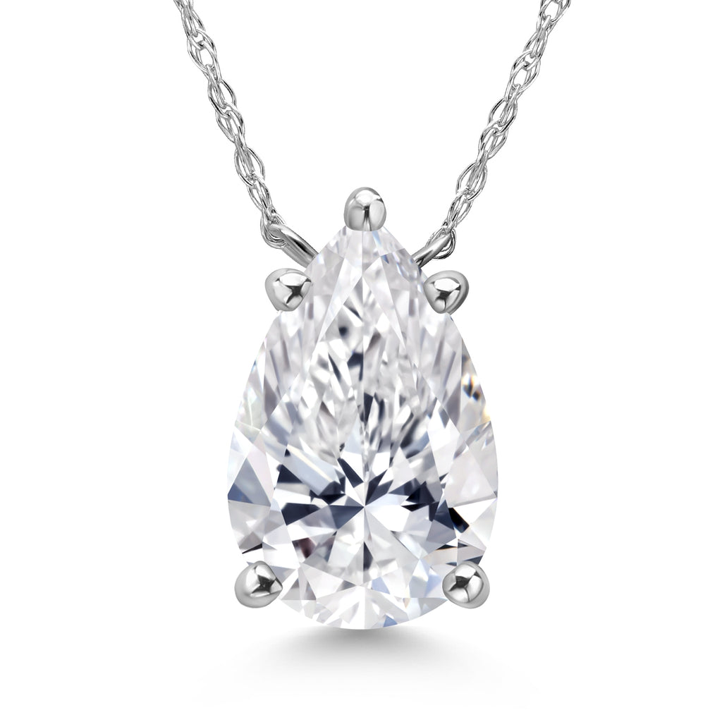 White Gold_3.00_Pendant in White Gold
