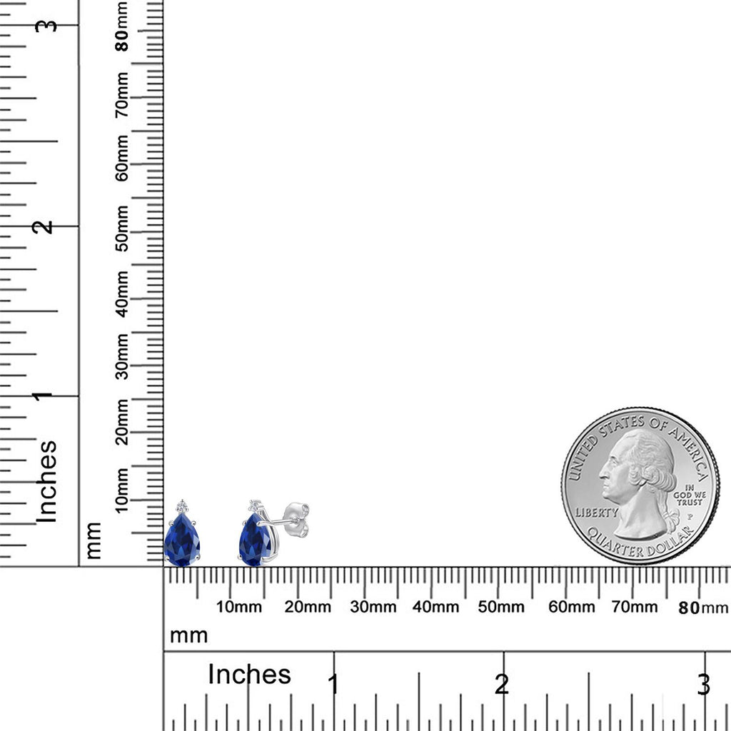 Earrings in 14K White Gold