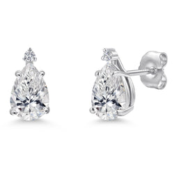 Earrings in 14K White Gold