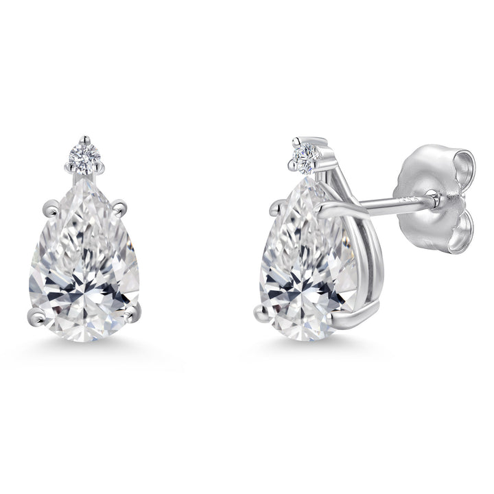 Earrings in 14K White Gold