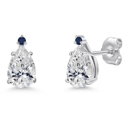 Earrings in 14K White Gold